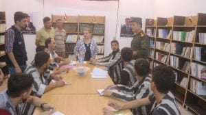 افتتاح مكتبة "ماري للتعليم والمعرفة" في سجن دير الزور المركزي