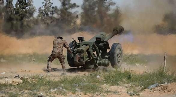 سلاح المدفعية في الجيش السوري يتعامل مع تحركات المسلَّحين في سهل الغاب ويوقع قتلى وجرحى في صفوفهم