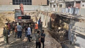 تفاصيل حادثة الانهيار الترابي في مدينة اللاذقية