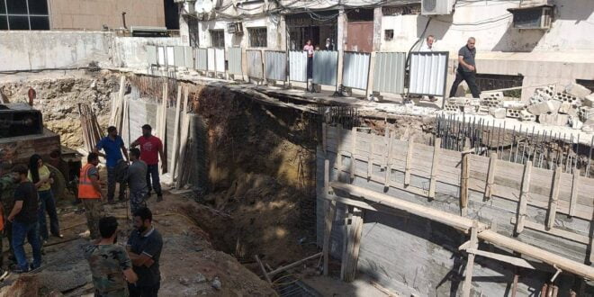 تفاصيل حادثة الانهيار الترابي في مدينة اللاذقية