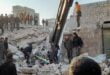 ١٠ وفيات بانهيار بناء سكني في حي الشيخ مقصود بحلب (صور)