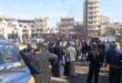 توتر واحتجاجات في مدينة الرقة تخللها طرد عناصر "قسد" وحرق مقارهم!