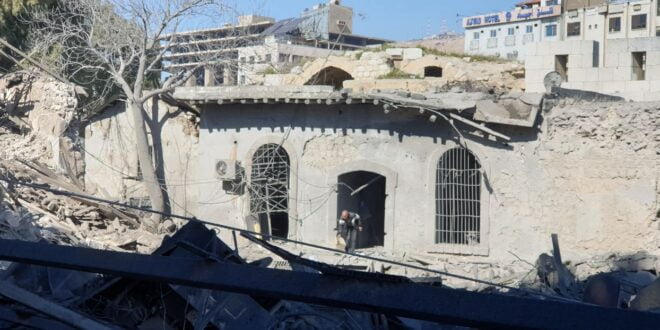 القصف الإسرائيلي استهدف الأماكن الأثرية والثقافية والمناطق السكنية في دمشق