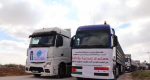 الـ 15 من نوعها.. قافلة مساعدات أردنية إلى سوريا