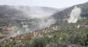 المجموعات المسلحة تدخل على خط إشعال النيران وتمطر رجال الإطفاء في ريف اللاذقية بالقذائف والرصاص المتفجر