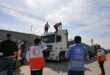 دخول مساعدات "رمزية" للقطاع والكيان يطالب بإخلاء مستشفى القدس
