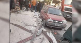 إصابات وأضرار مادية بانفجار أسطوانة غاز وسط مدينة حلب